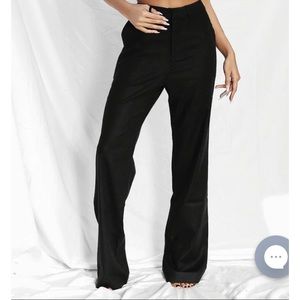All Things Golden - The Classic Linen Pant - Black, L